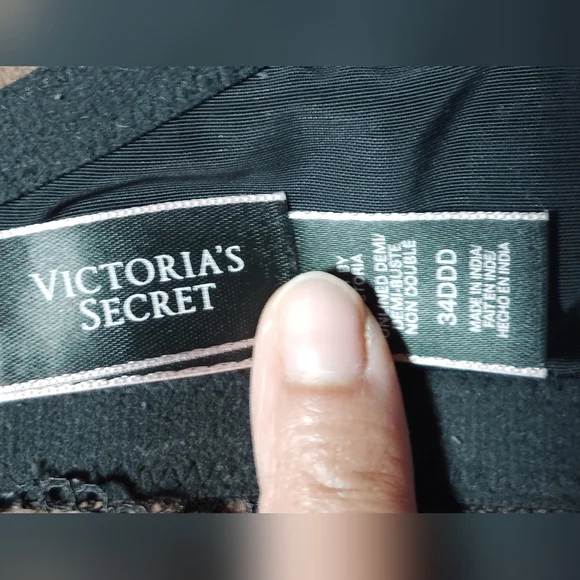 Body by Victoria Unlined Demi Bra Sz-34DDD - Picture 3 of 4